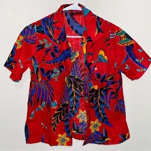 VTG-20 Vintage Floral Hawaiian Shirt